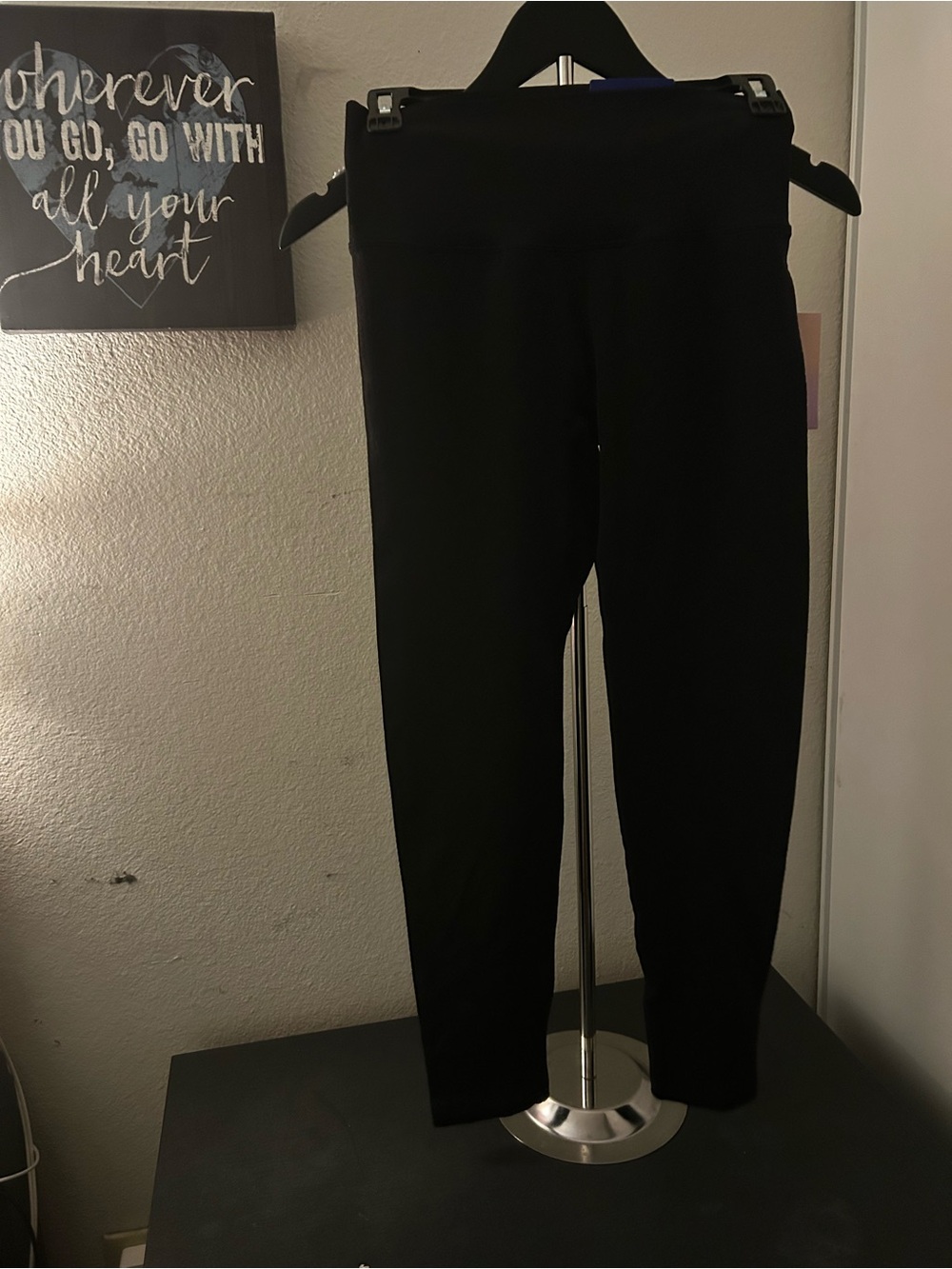 JoyLab Black High-Rise Ankle Ponte Leggings